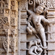 Work was abandoned on the Rani-ki-Vav after a point. If all the sculptures planned for the seven levels had been made, there would have been at least 800 pieces instead of the 400 now.