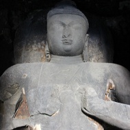 The Buddhist caves [numbered 1 to 12] date back to 630 – 700 AD.