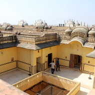 Looking into one of the palaces from Madhavendra Bhawan’s rooftop.